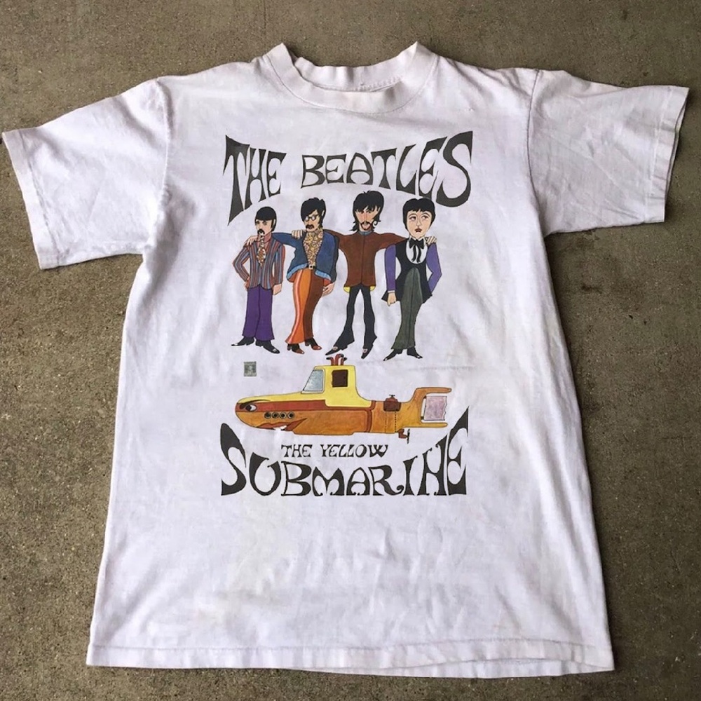 Vintage The Beatles//The Yellow Submarine Tee